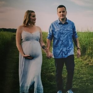 Motherhood Maternity Crochet Dress